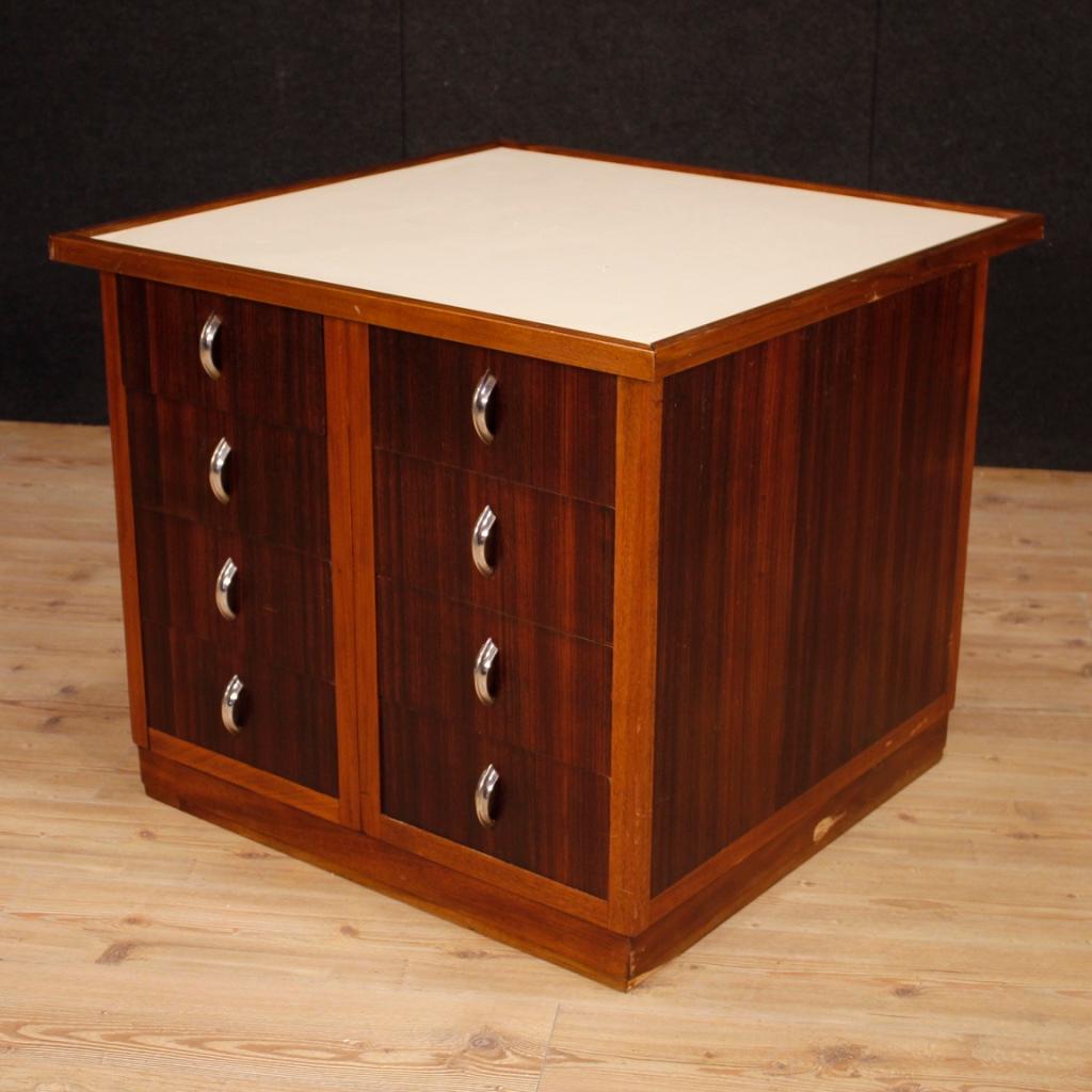  20th Century Mahogany, Palisander Wood French Design Chest of Drawers, 1960s For Sale 3