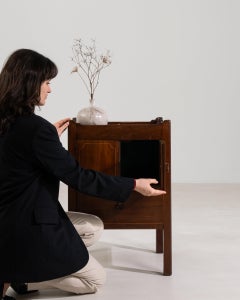 20th Century Mahogany Serving Cabinet, French Craftsmanship