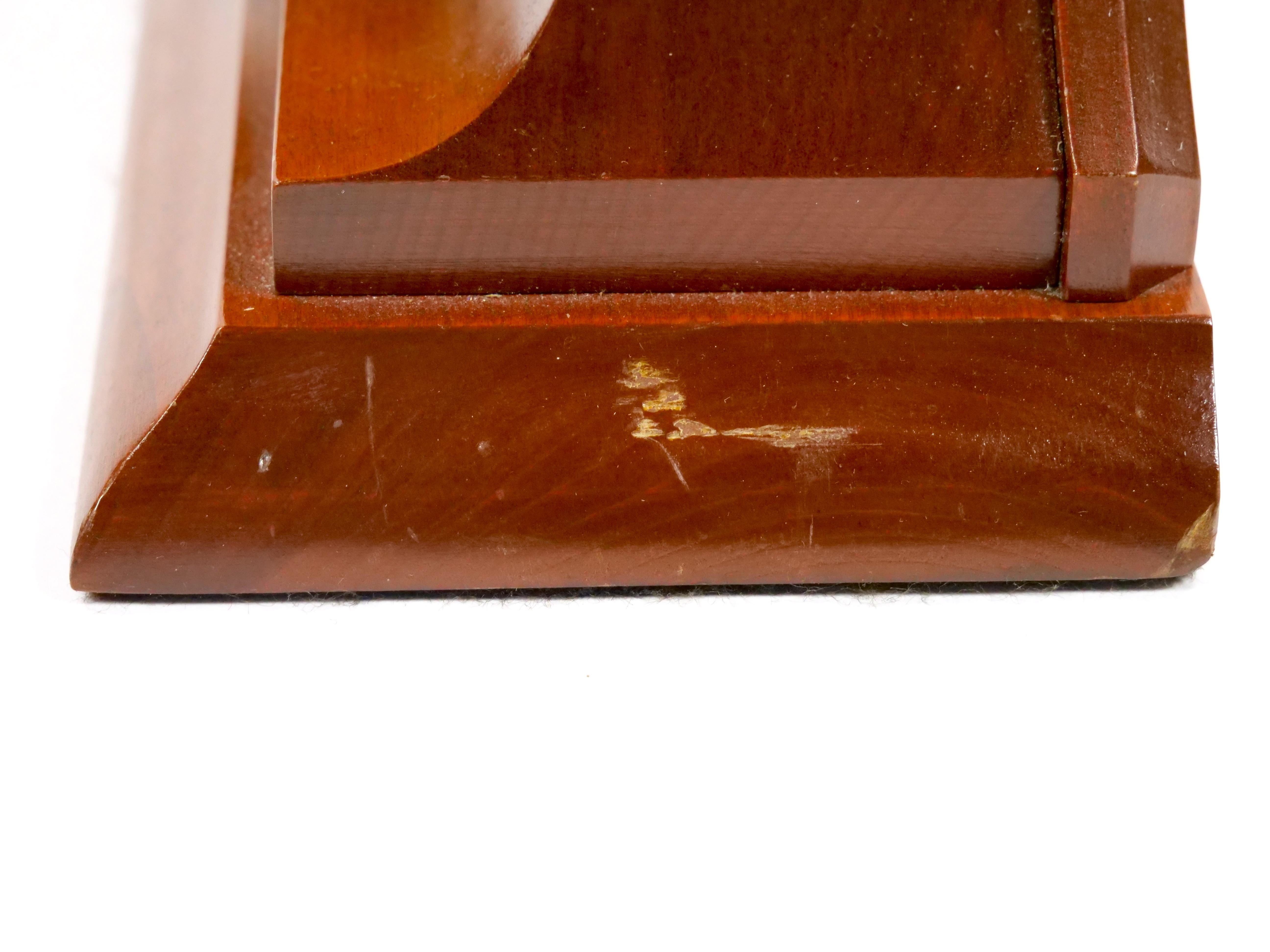 Horloge à clochettes en bois d'acajou et laiton de Chelsea du 20e siècle en vente 3