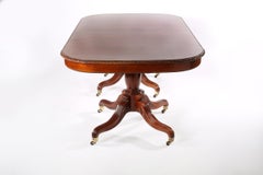 20th Century Mahogany Wood Dining Room Table