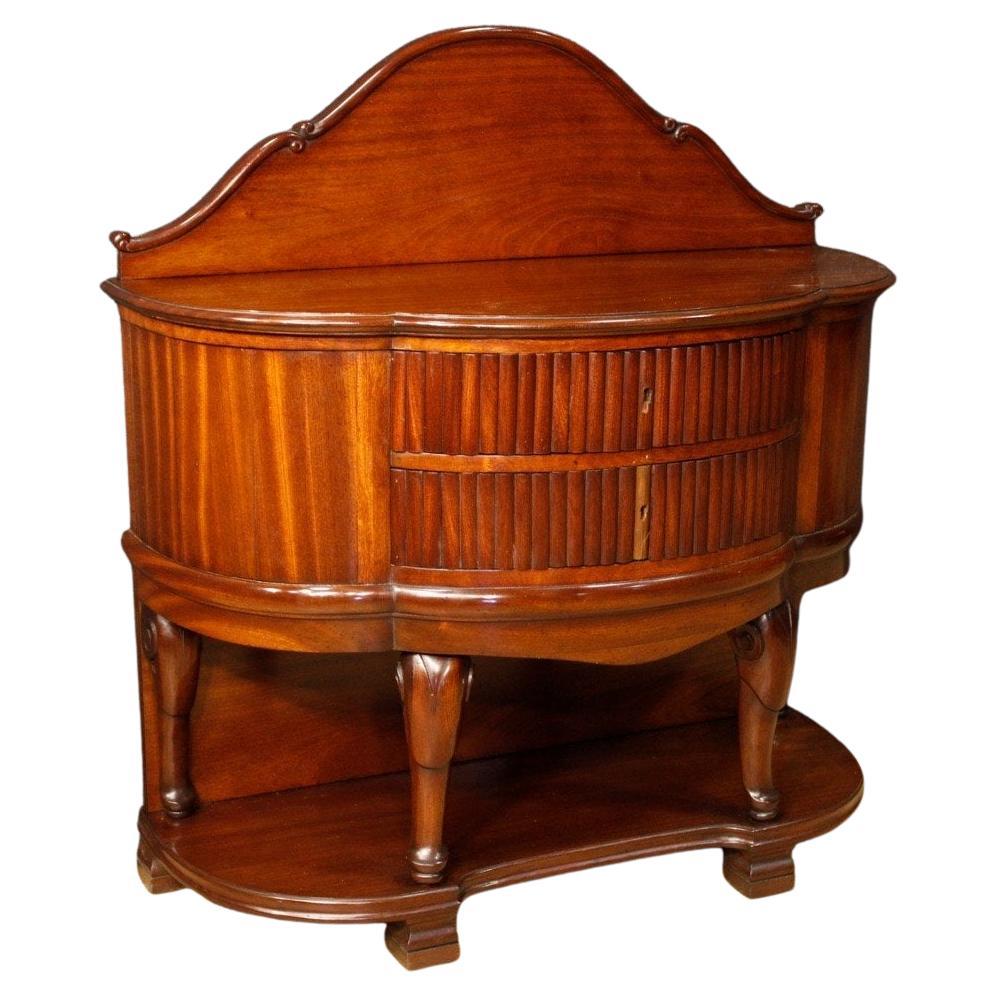 20th Century Mahogany Wood French Dresser with 2 Drawers, 1930