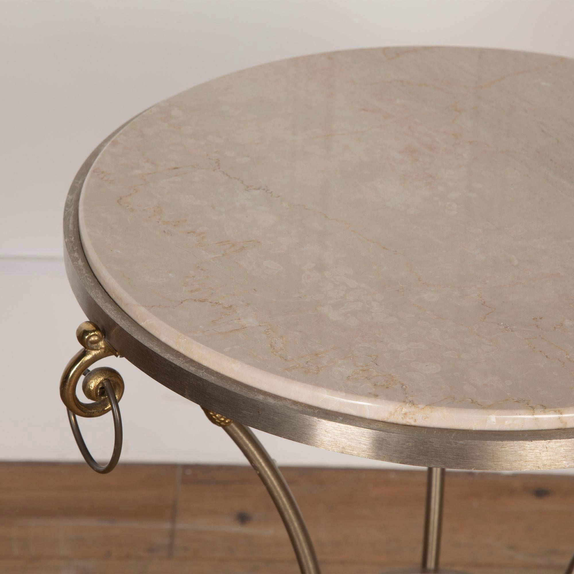 Metal 20th Century Maison Jansen Occasional Table For Sale