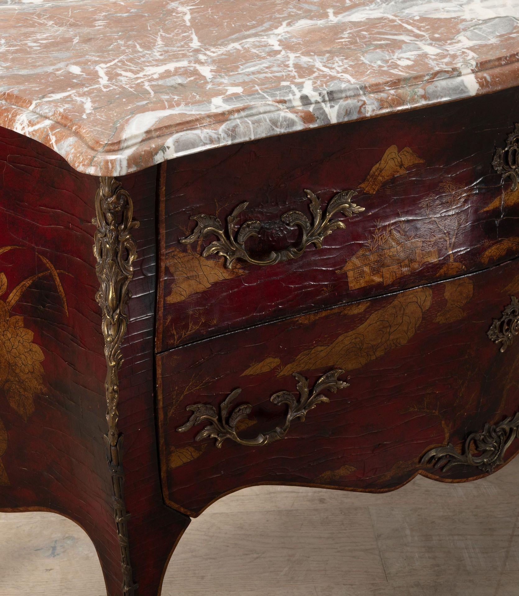 20th Century Maison Jansen Style Chinoiserie Commode For Sale 5
