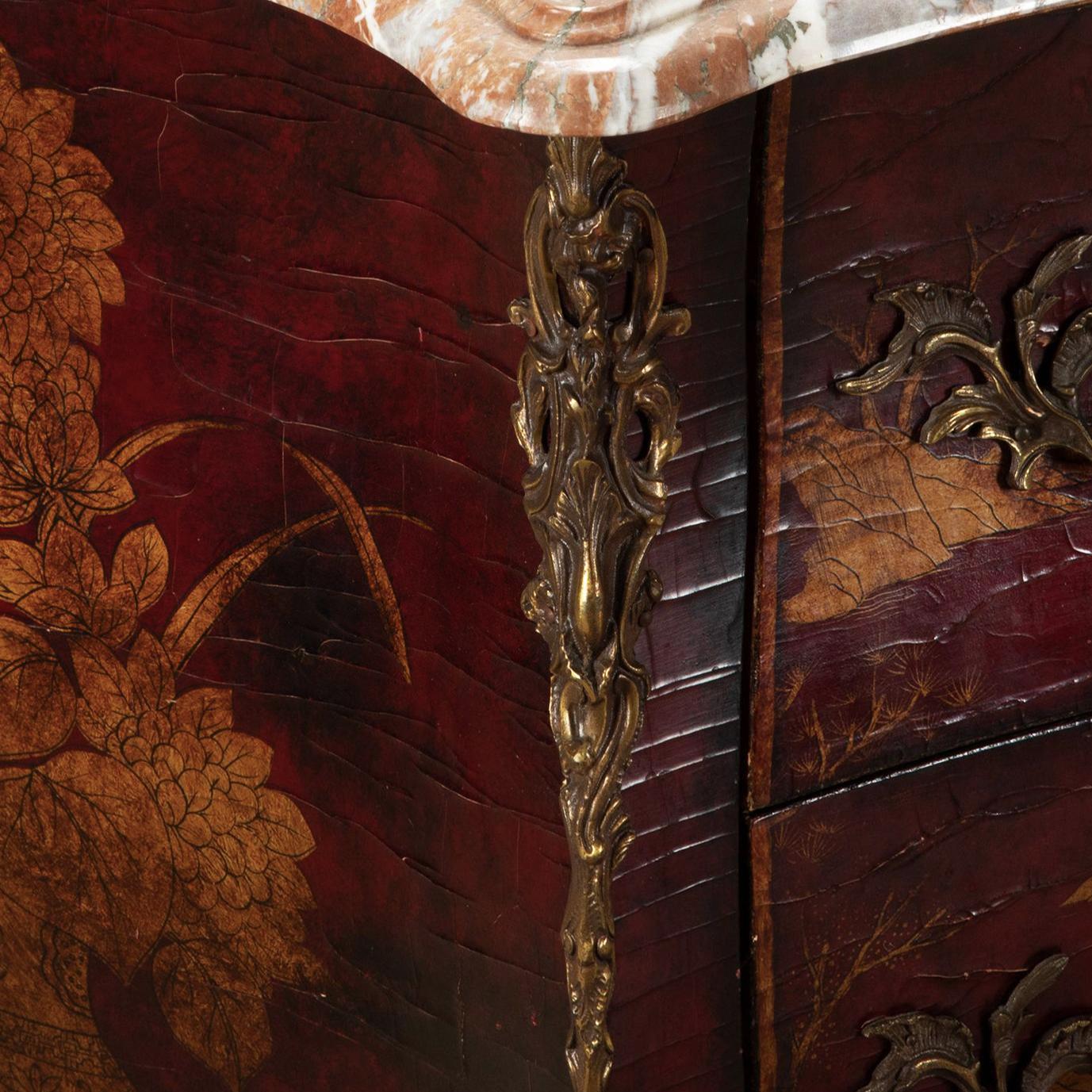 20th Century Maison Jansen Style Chinoiserie Commode In Good Condition For Sale In London, GB