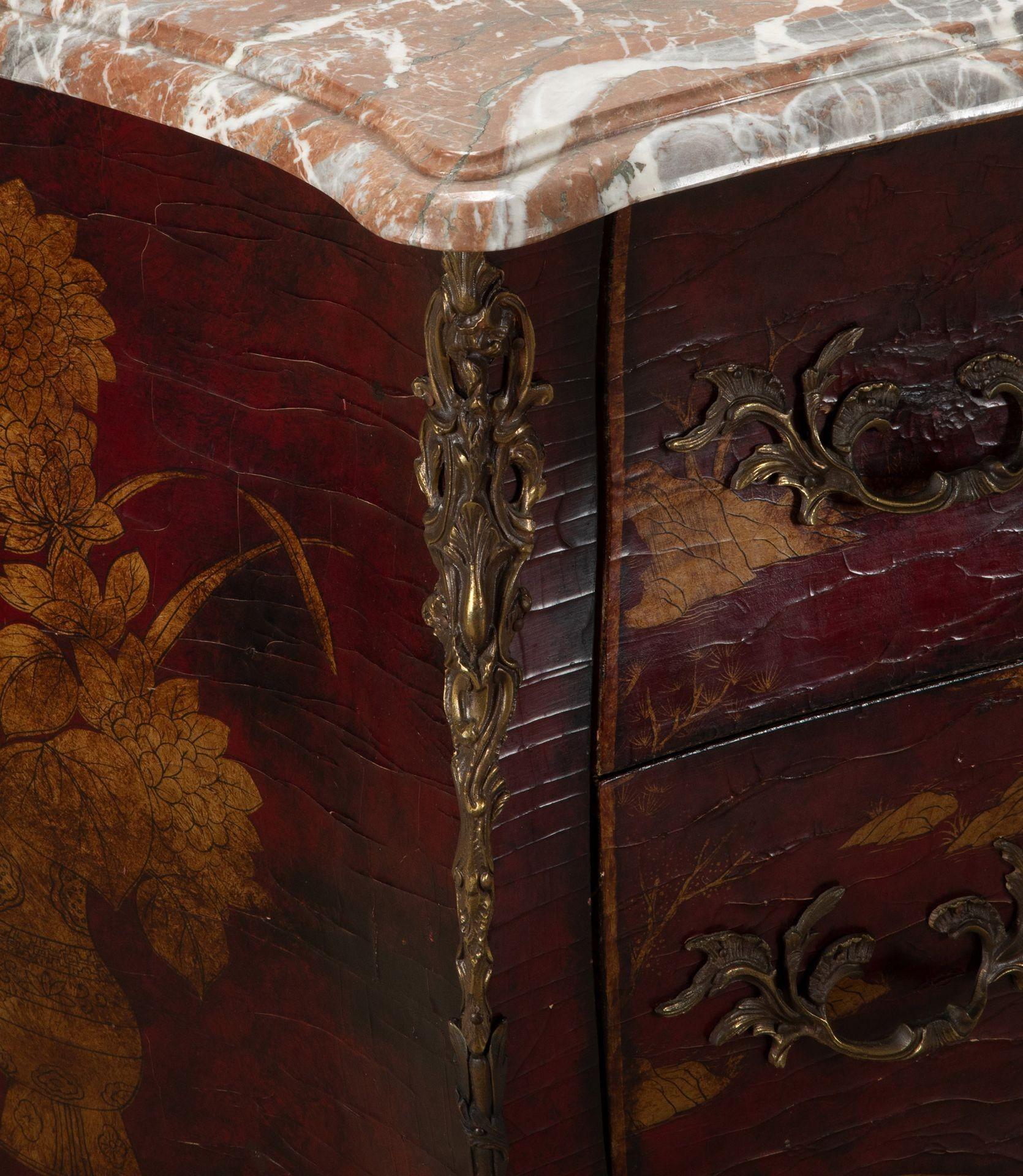 20th Century Maison Jansen Style Chinoiserie Commode For Sale 3