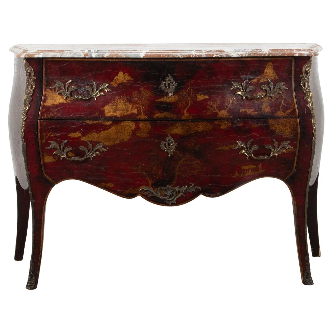 Commode du 20e siècle de style Chinoiserie de Maison Jansen
