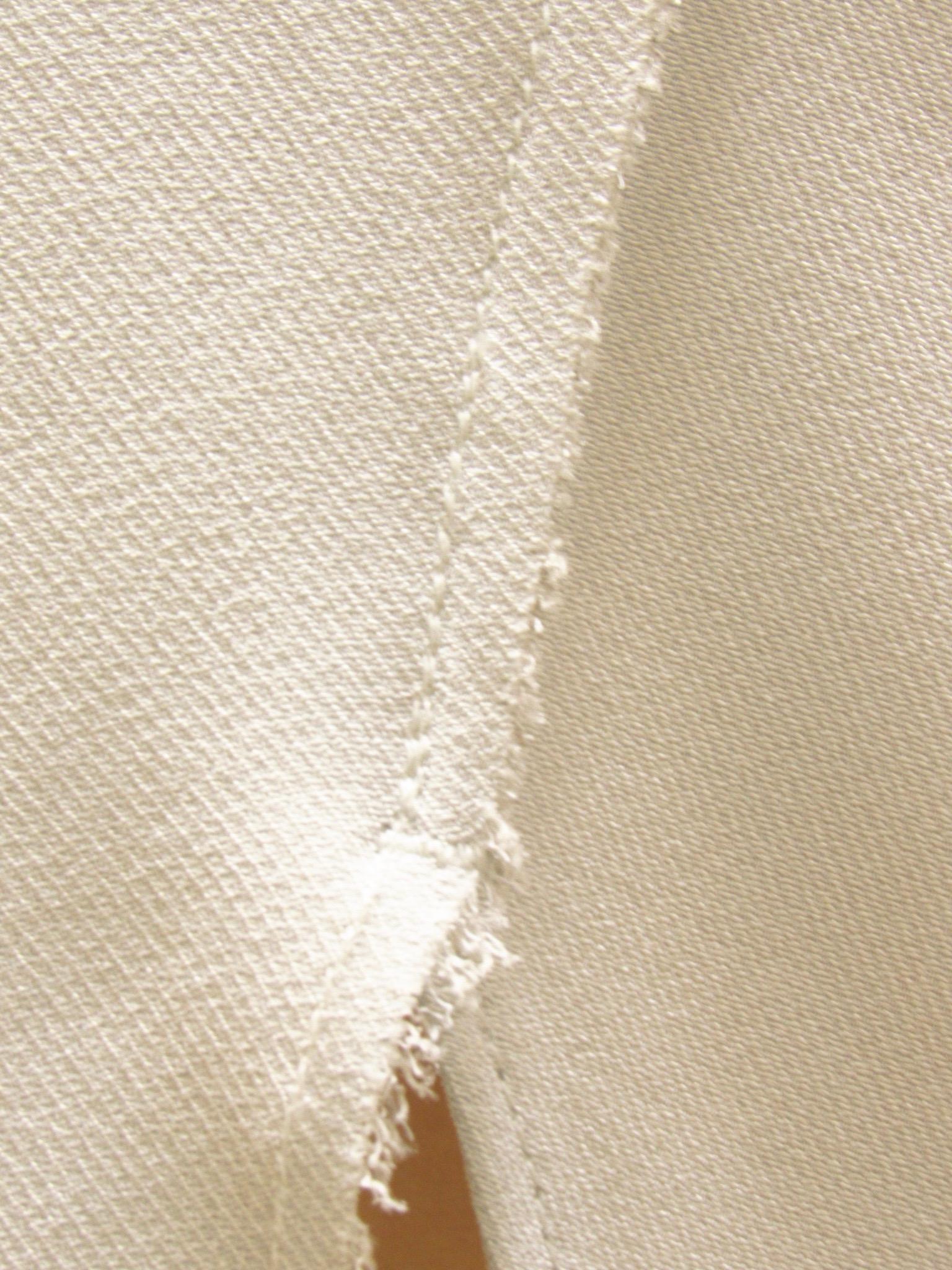 20th Century Maison Martin Margiela White Silk Asymmetric Seam Skirt In New Condition For Sale In Laguna Beach, CA