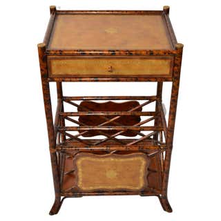 Bohemian Open Weave Hand-Crafted Reed Caning Bamboo Magazine Basket ...
