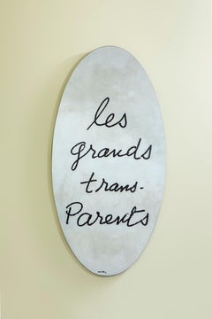 siglo XX Man Ray Espejo 'Les grands transparents' para Gavina, años 70