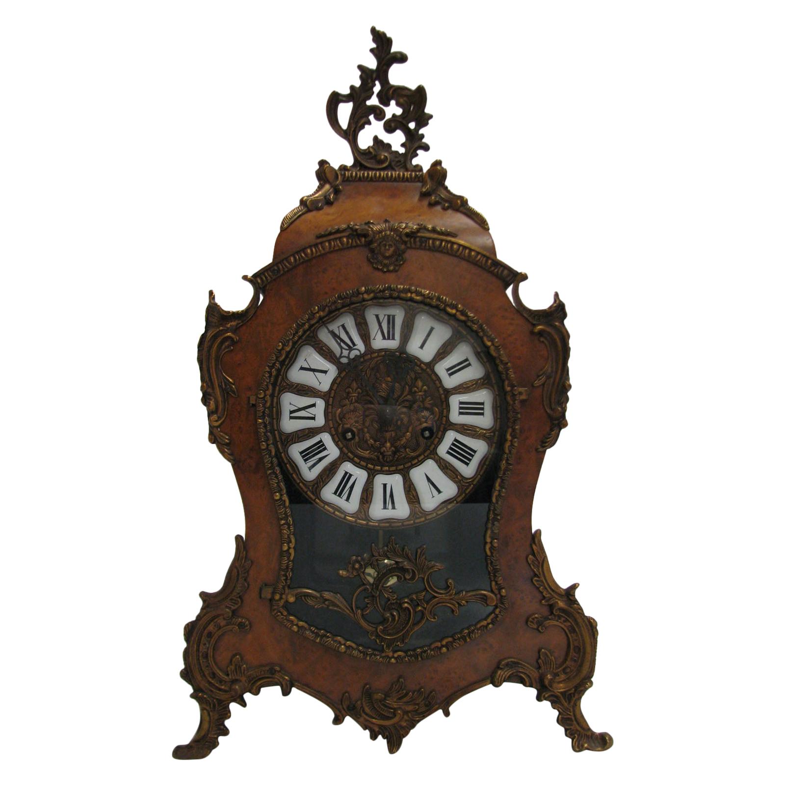 Mauthe Mantel Clock 3 For Sale on 1stDibs