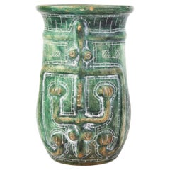 20th Century Marajoara Zoomorphic Pottery Vase