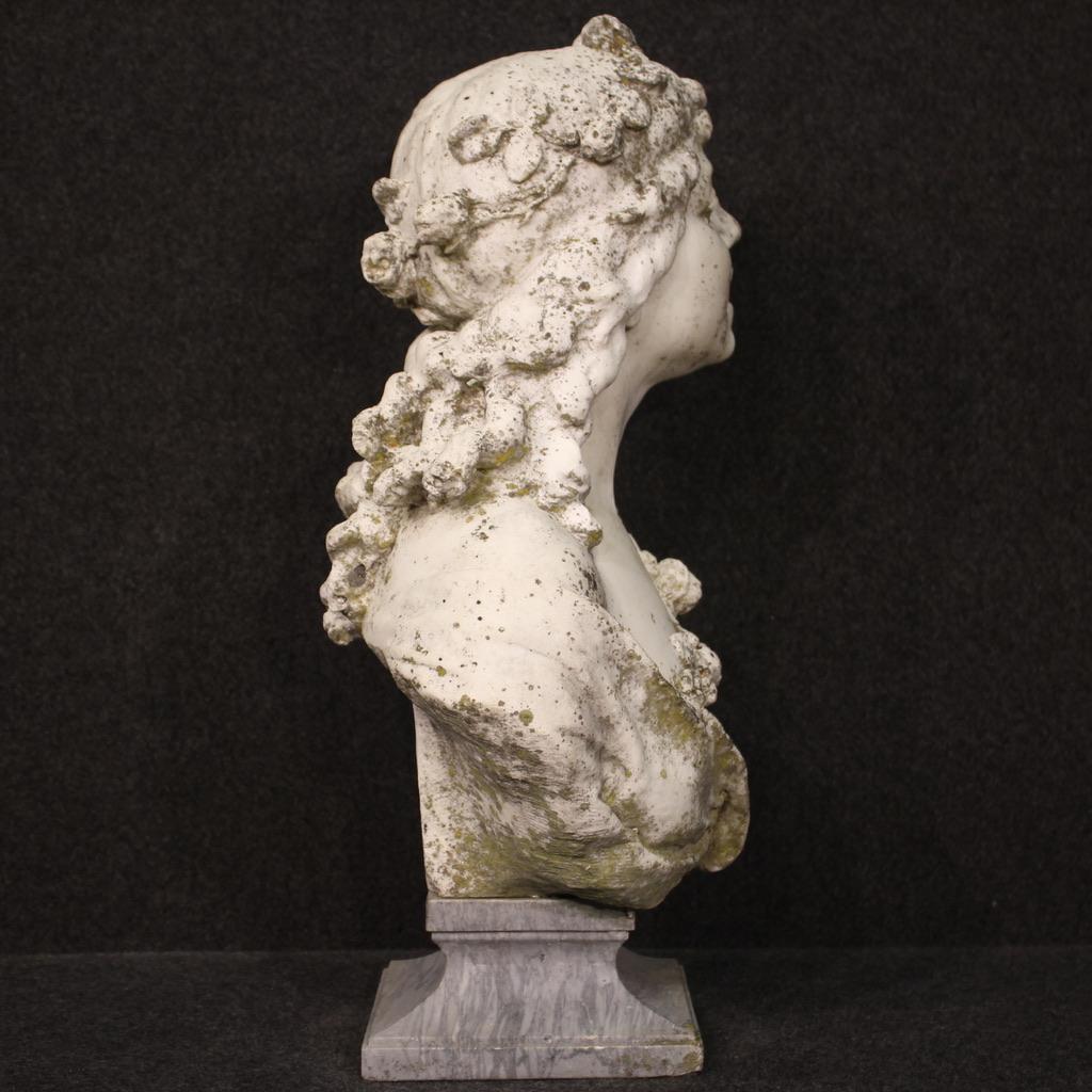 20th Century Marble Antique Italian Signed Sculpture, 1910 For Sale 7