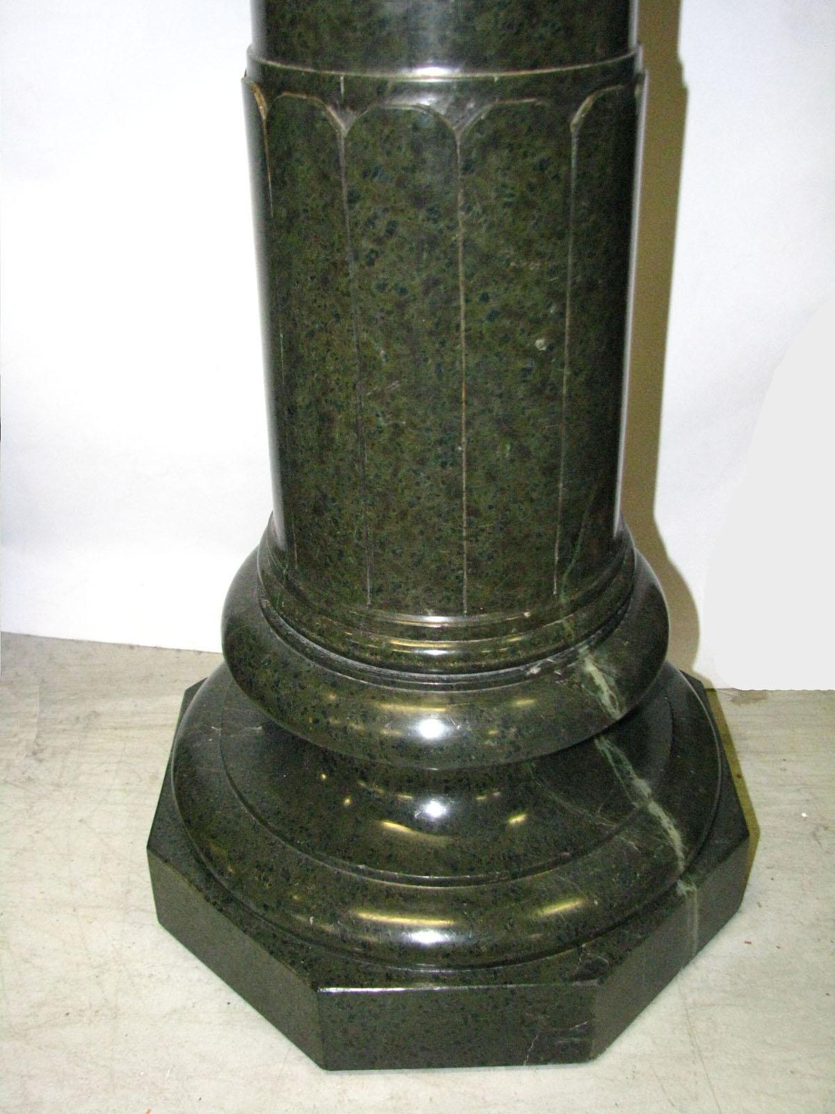 20th Century Marble Column Pedestal In Good Condition In Liverpool, GB
