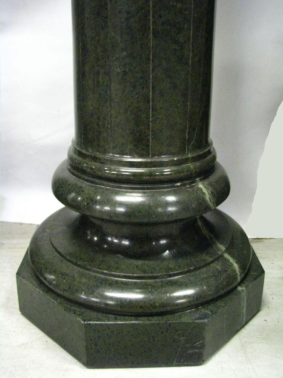 20th Century Marble Column Pedestal 1