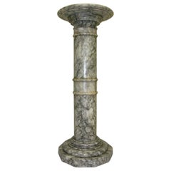 20th Century Marble Column Pedestal
