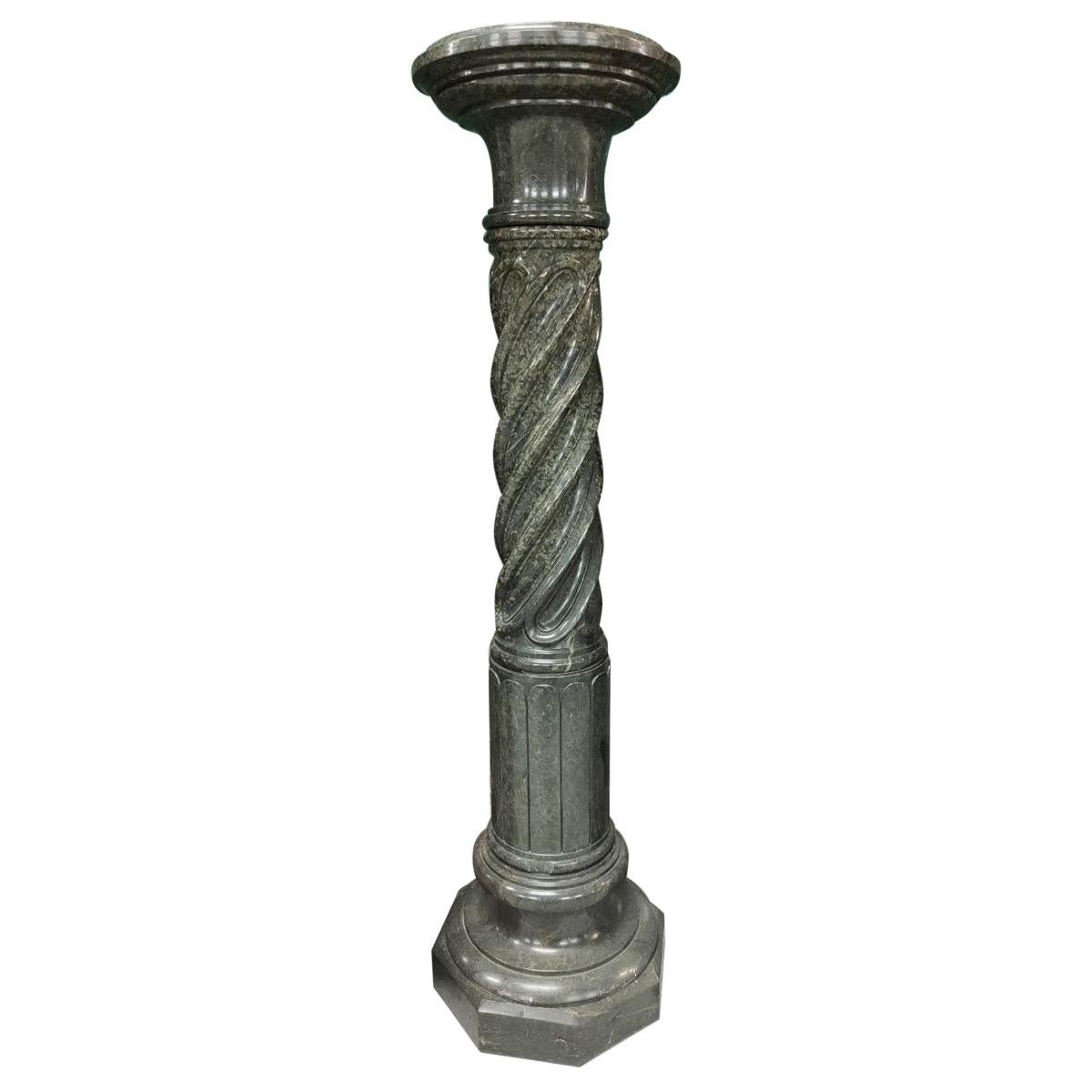20th Century Marble Column Pedestal For Sale