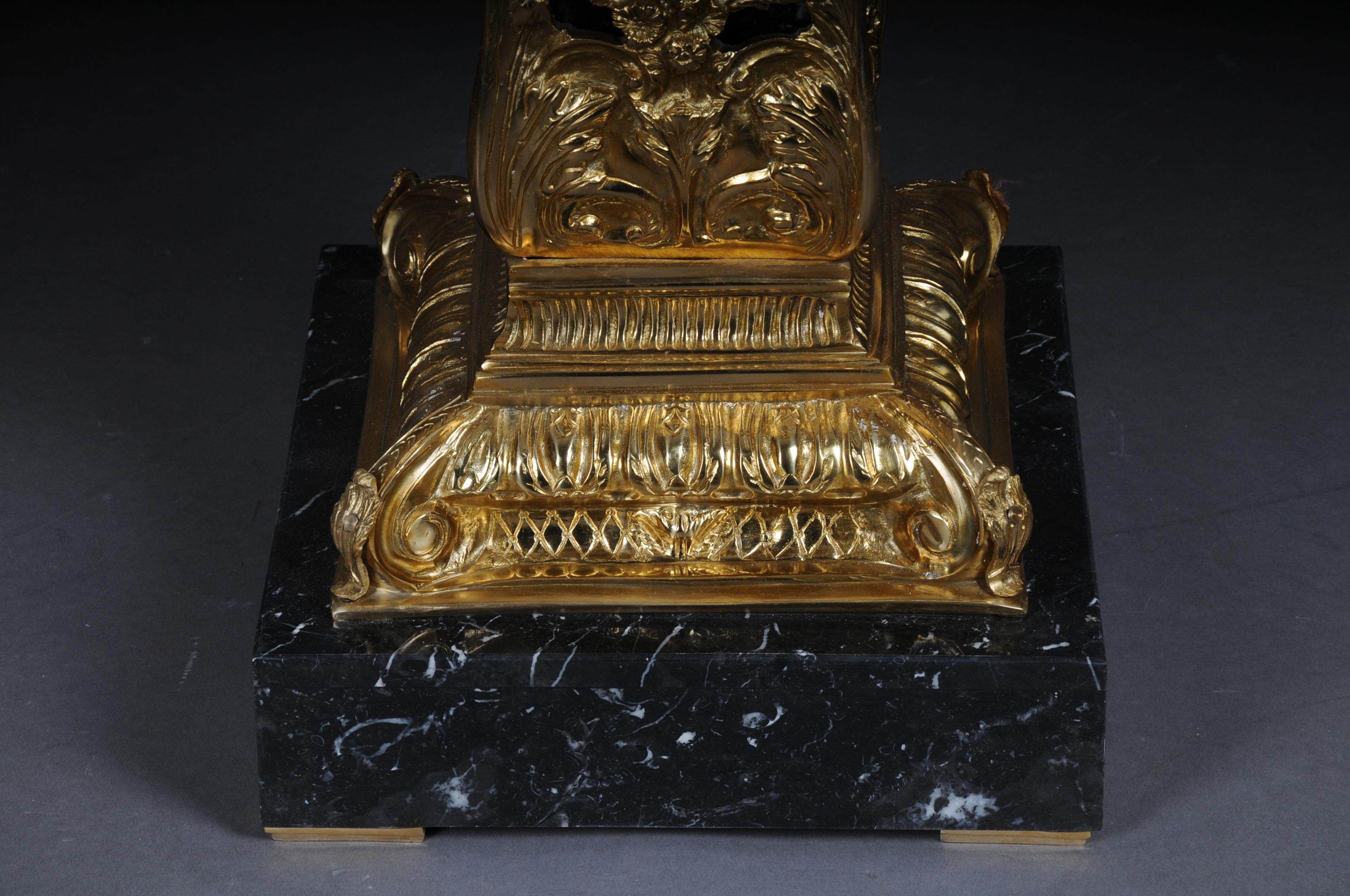 Marmorsäule des 20. Jahrhunderts mit Bronze, Napoleon III. im Angebot 6