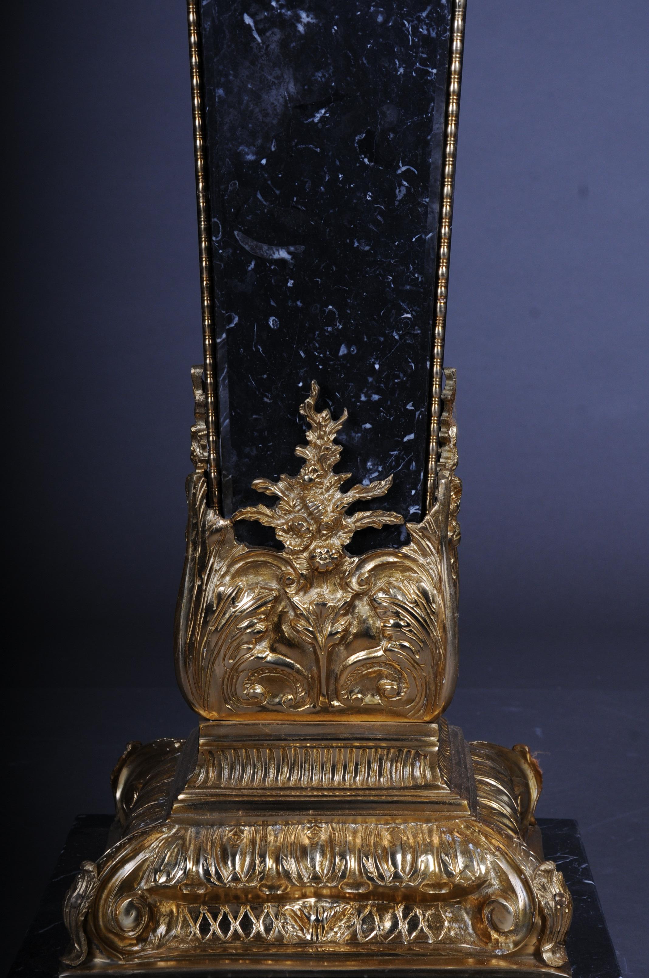 Marmorsäule des 20. Jahrhunderts mit Bronze, Napoleon III. im Angebot 3