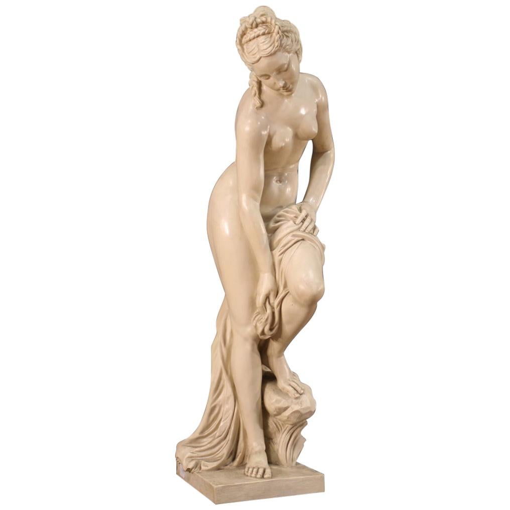 20th Century Marble Powder and Resin Italian Sculpture Venus at the Bath, 1970