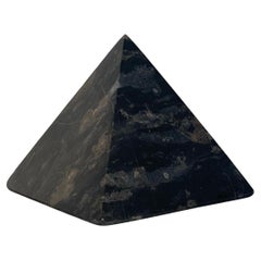 20th Century Marble Pyramid Paperweight