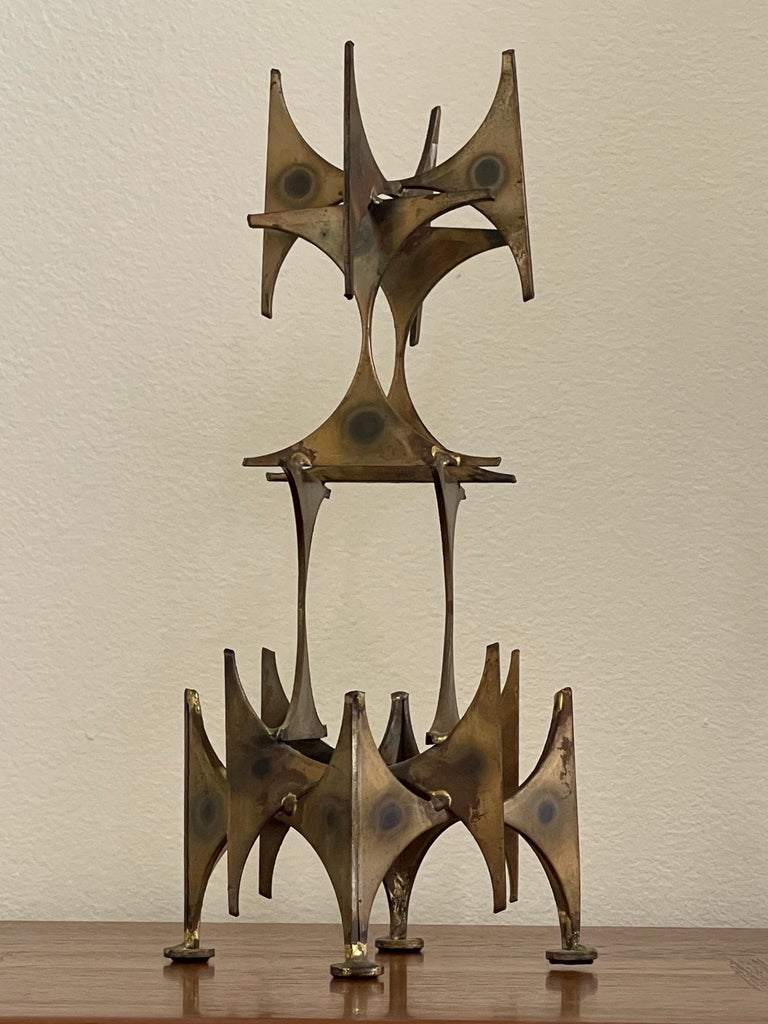 20th Century Marc Creates Metal Sculpture by Mark Weinstein For Sale at