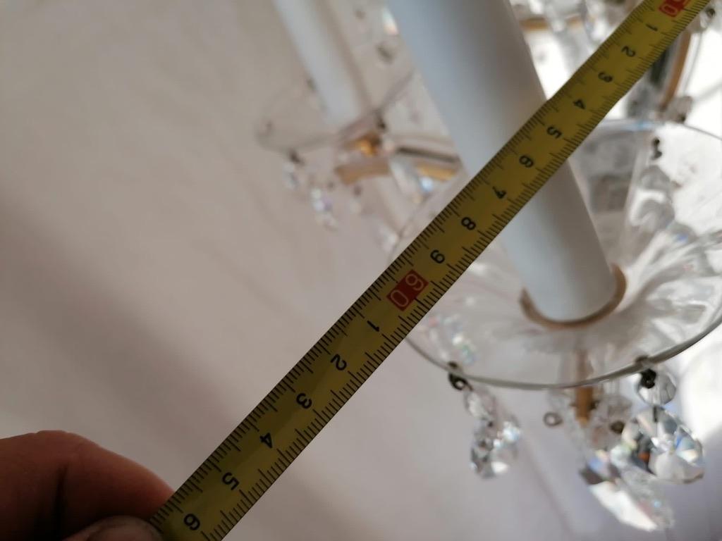 Kronleuchter aus geschliffenem Kristall im Maria-Theresien-Stil des 20. im Angebot 6