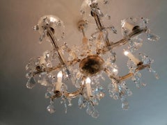20th Century Maria Theresia Style Cut Crystal Chandelier