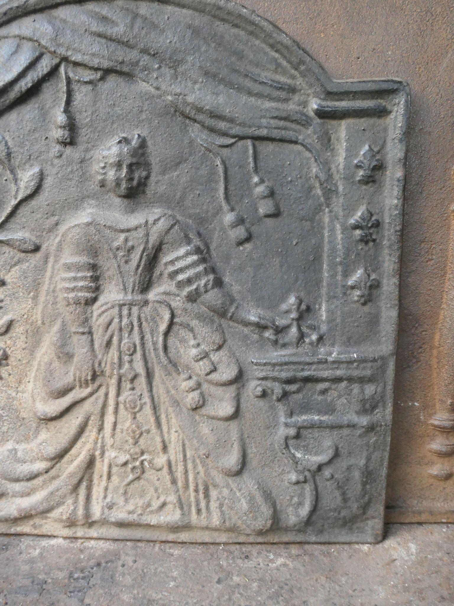 20th Century 'Marie Leszczyńska' Fireback / Backsplash For Sale 1