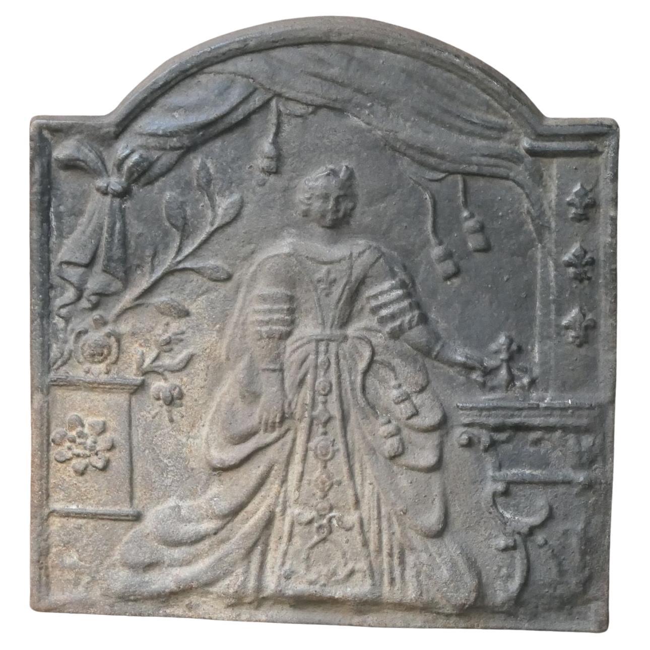 20th Century 'Marie Leszczyńska' Fireback / Backsplash For Sale