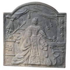 Vintage 20th Century 'Marie Leszczyńska' Fireback / Backsplash