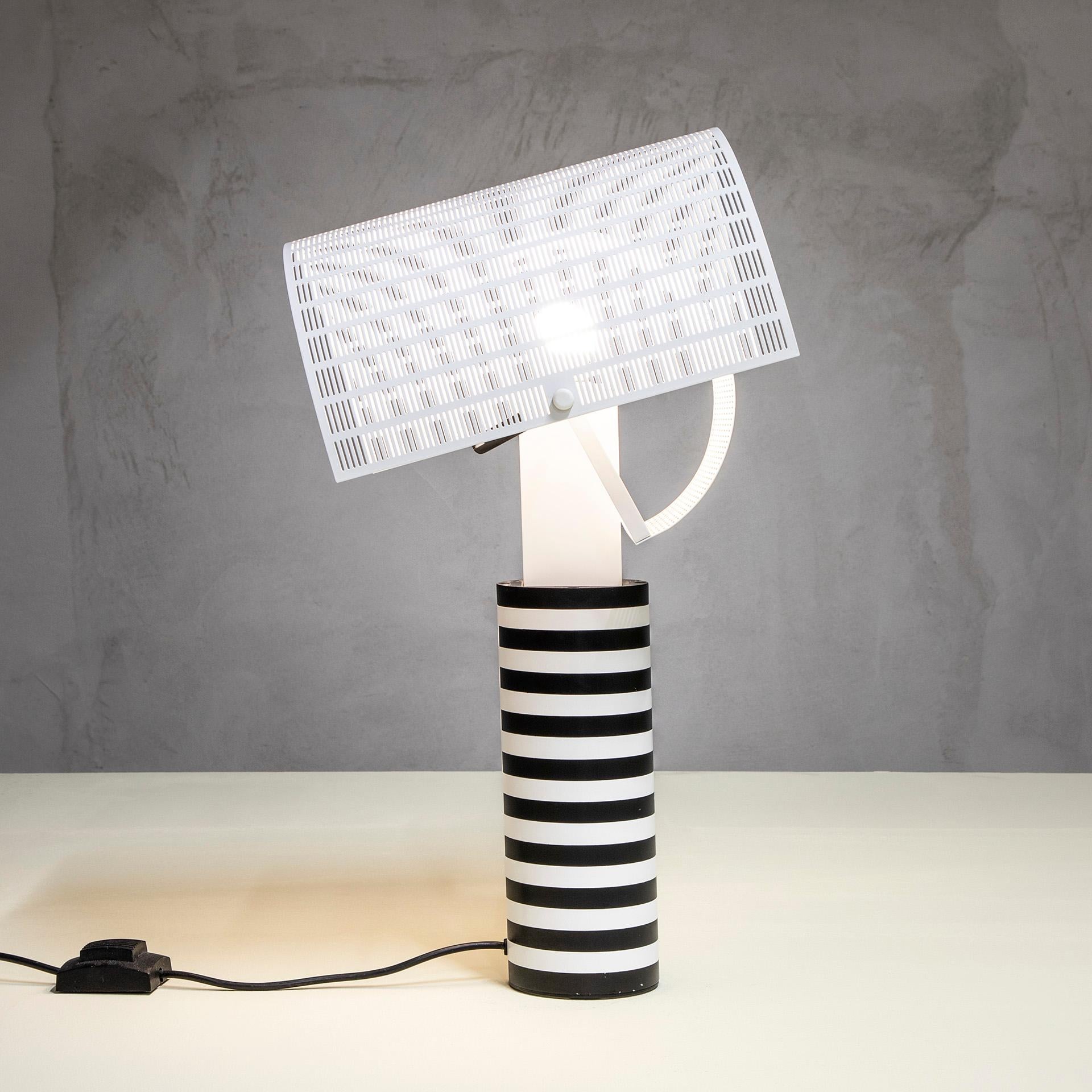 Italian 20th Century, Mario Botta for Artemide Table Lamp mod. Shogun For Sale