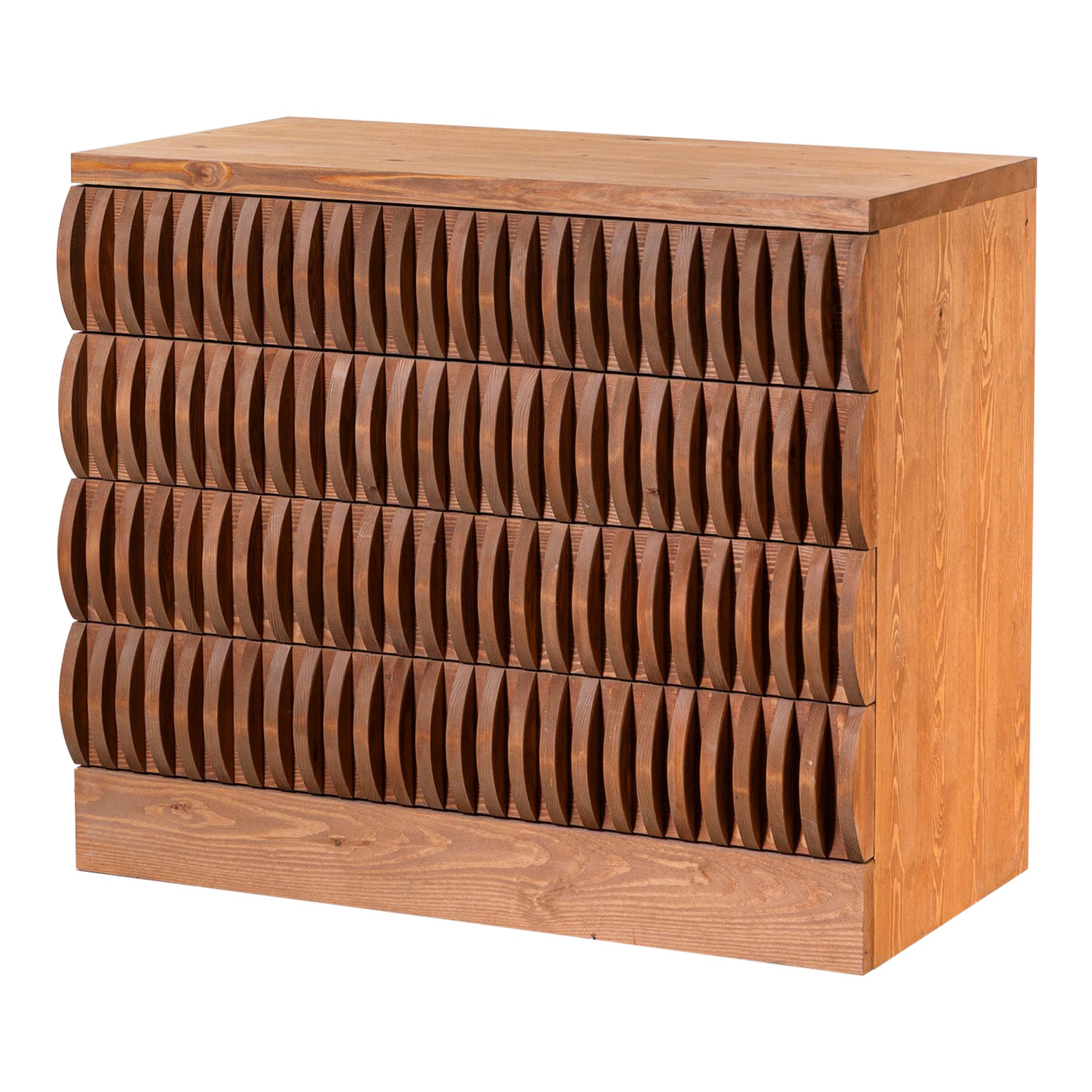 20e siècle, Mario Ceroli for Poltronova Commode mod. Annabella