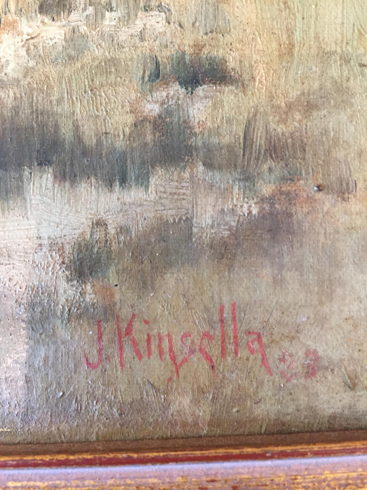 20th century Marsh painting by James Kinsella.