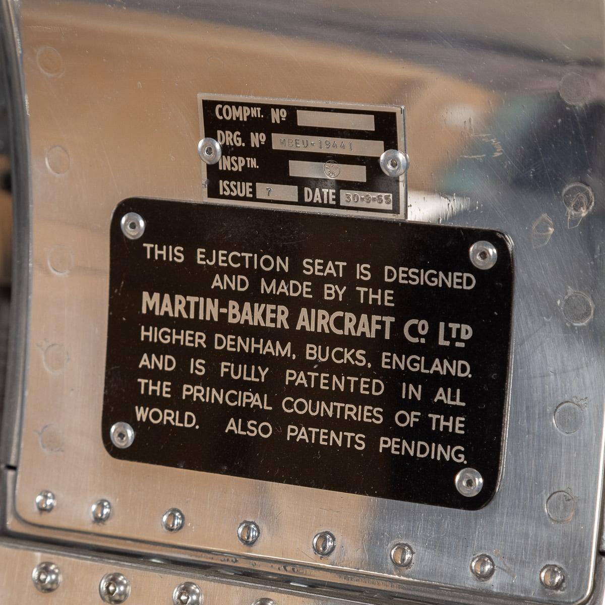 20th Century Martin Baker Mk 3 Aircraft Ejection Seat, c.1960 5