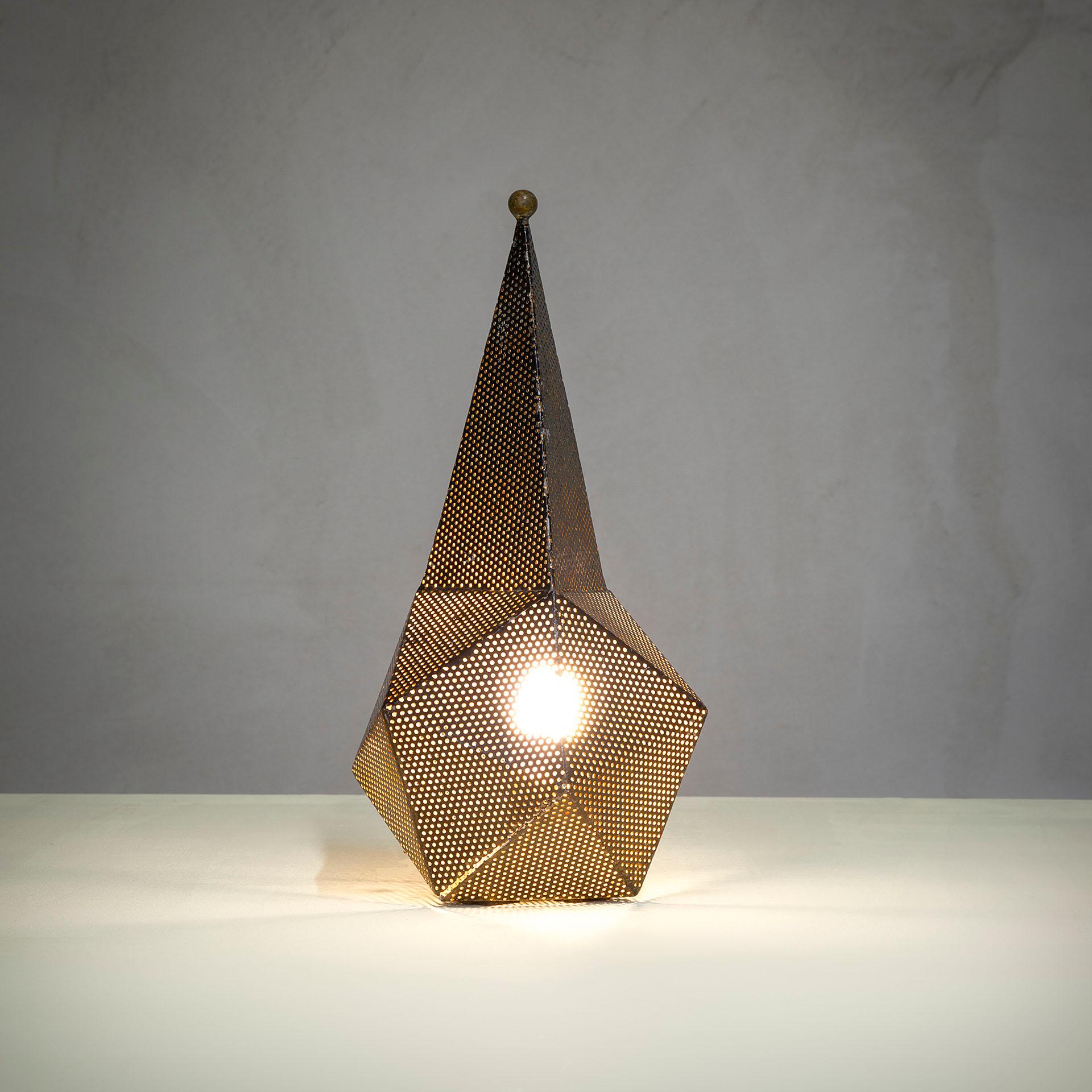 Mid-20th Century 20e siècle, Mathieu Mategot Lampe de table mod. Bagdad en vente