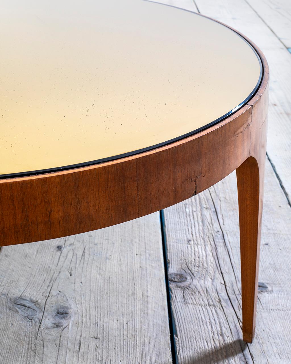 italien Table basse Max Ingrand Fontana Arte du 20ème siècle, modèle 1774 en bois, 1958 en vente