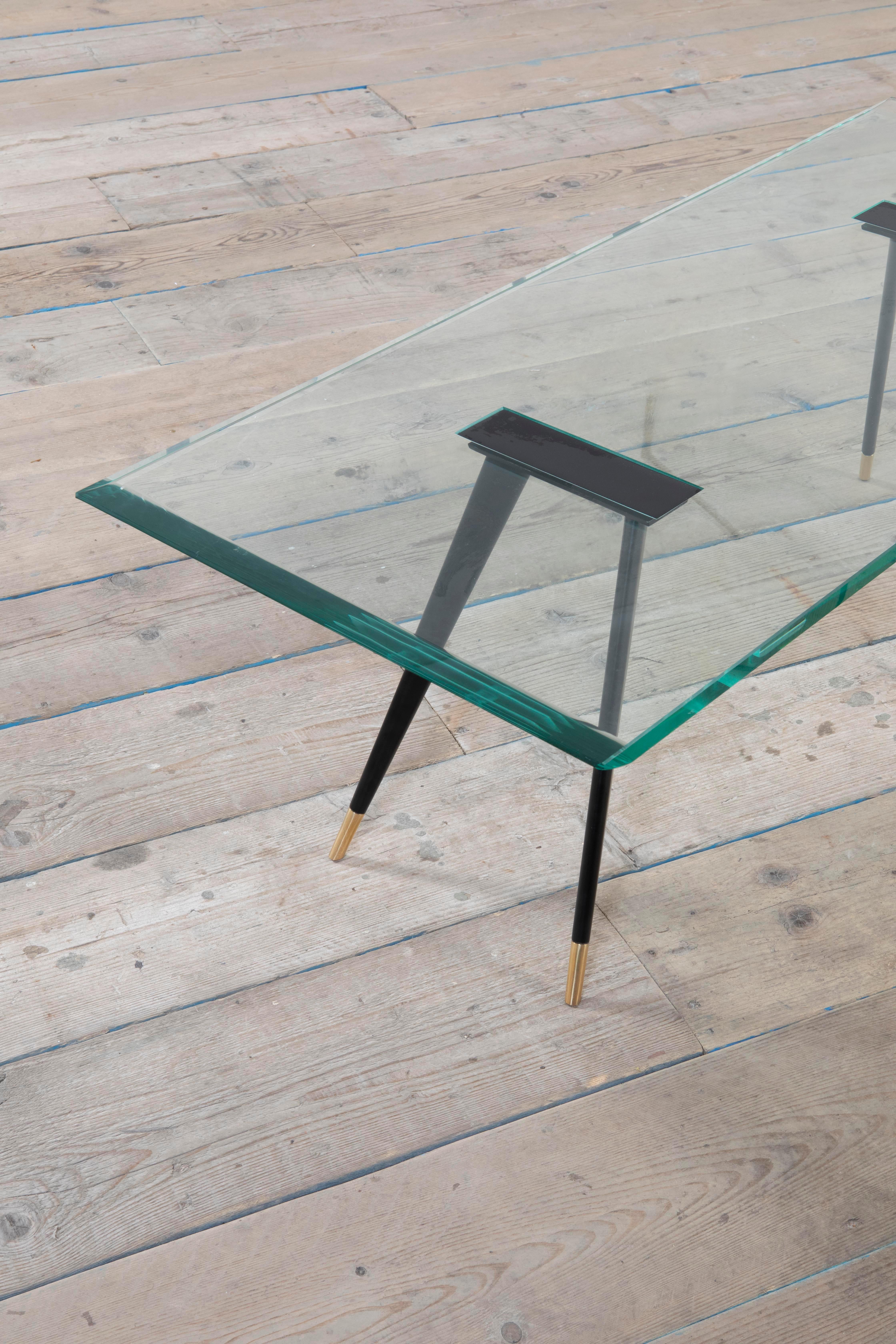 20e siècle, Max Ingrand pour Fontana Arte Table en verre mod. 1817/1 en vente 3