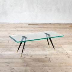 XX secolo, Max Ingrand per Fontana Arte Tavolo in vetro mod. 1817/1
