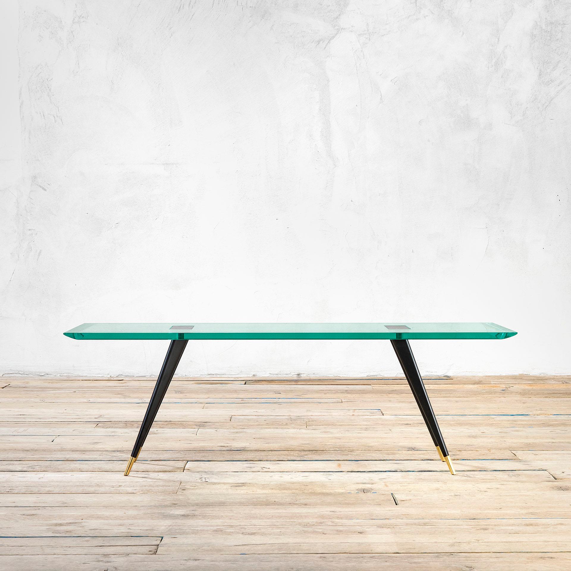 Mid-Century Modern 20e siècle, Max Ingrand pour Fontana Arte Table en verre mod. 1817/1 en vente