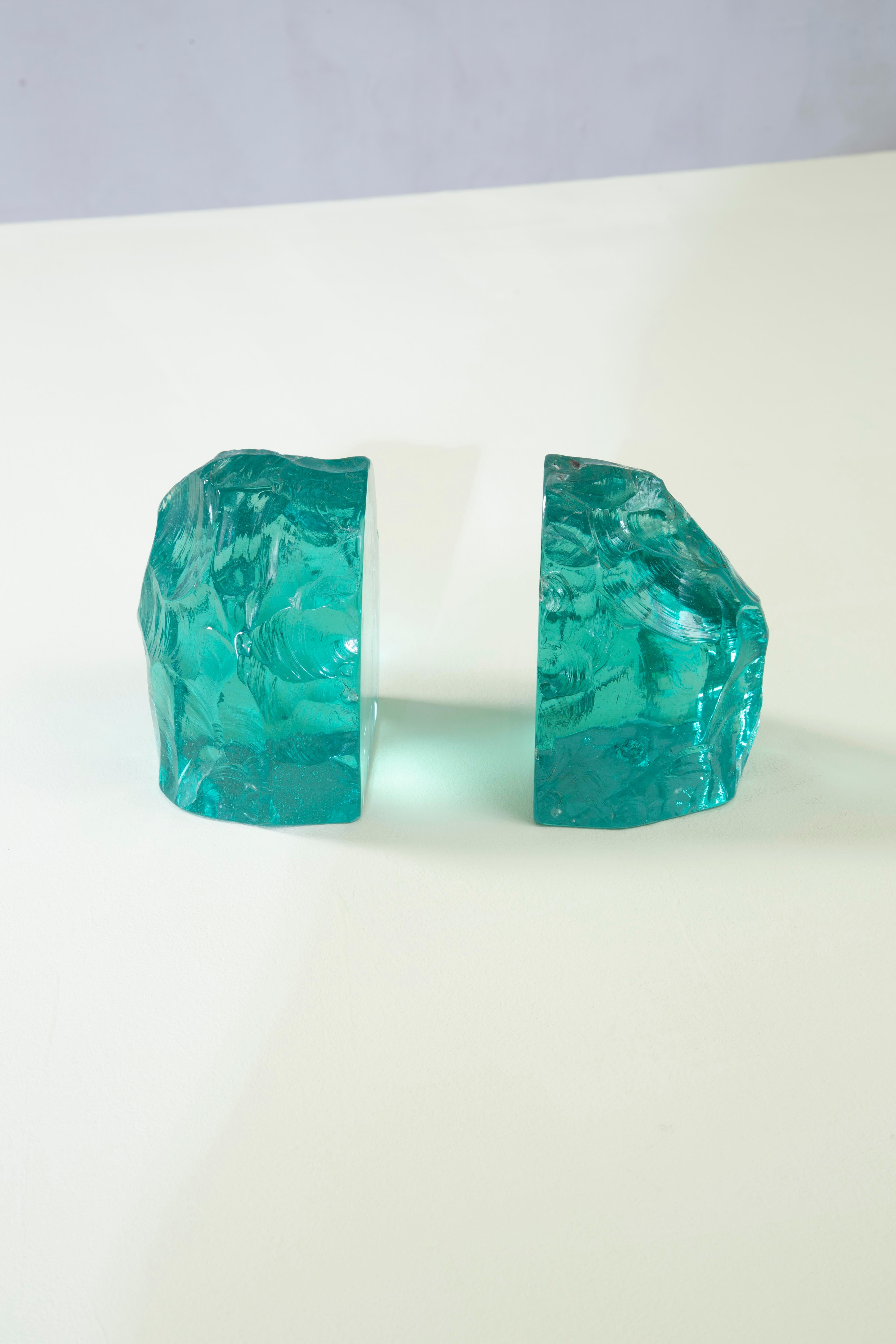 20e siècle, Max Ingrand pour Fontana Arte Paire de serre-livres mod. 1977 en vente 5