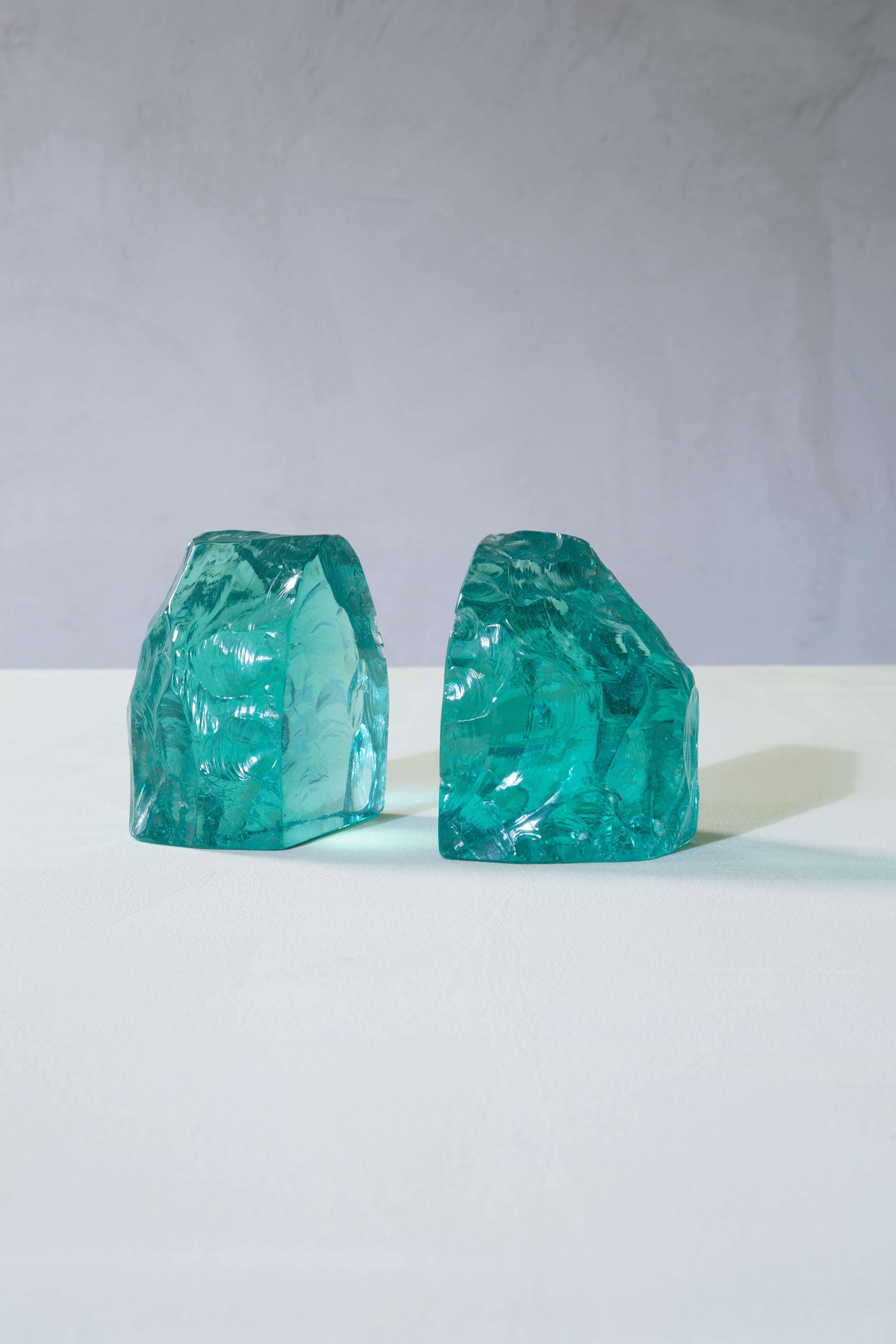 20e siècle, Max Ingrand pour Fontana Arte Paire de serre-livres mod. 1977 en vente 1