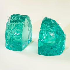 siglo XX, Max Ingrand para Fontana Arte Pareja de sujetalibros mod. 1977