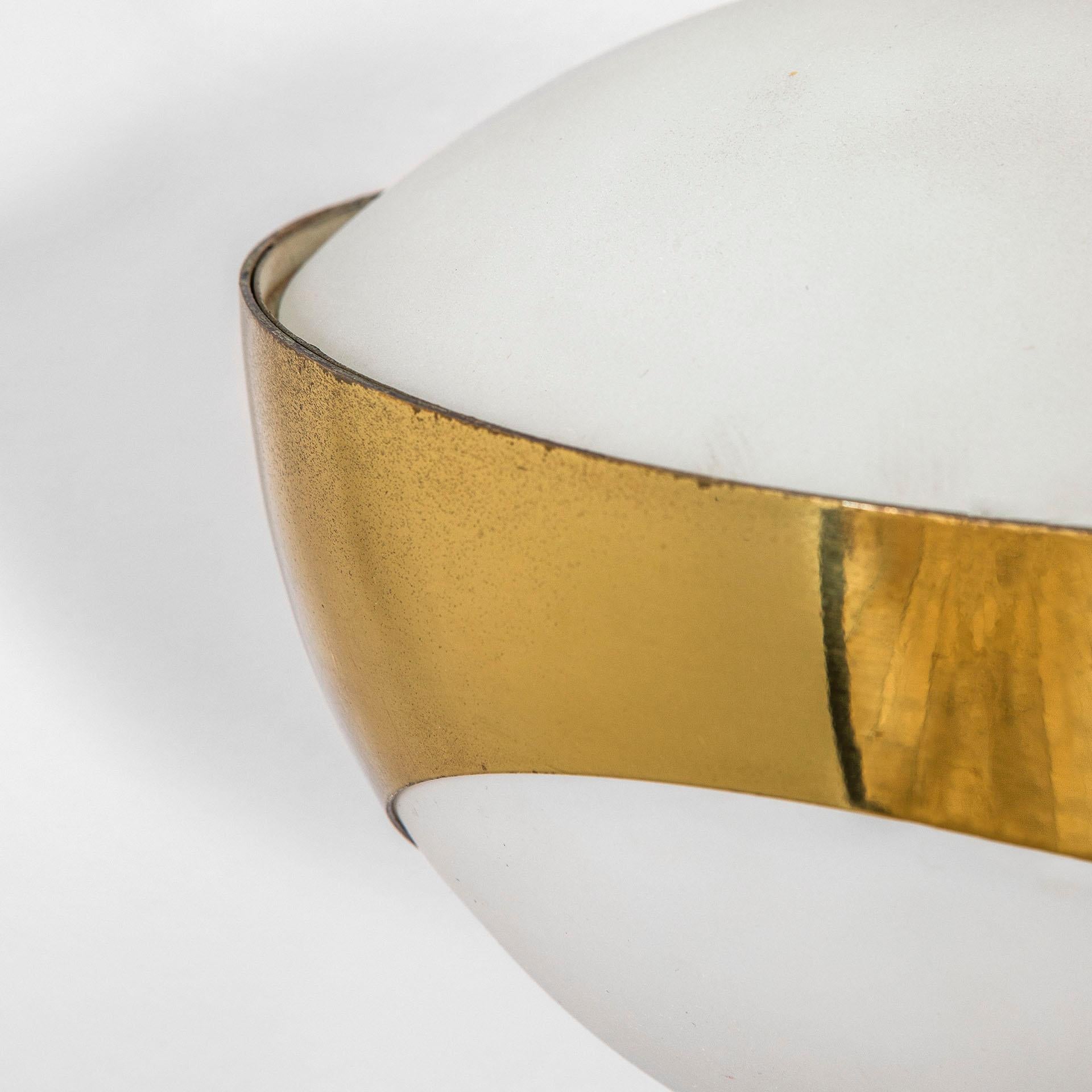 Italian 20th Century Max Ingrand for Fontana Arte Pair of Wall Lamps Model 1963, 1960s