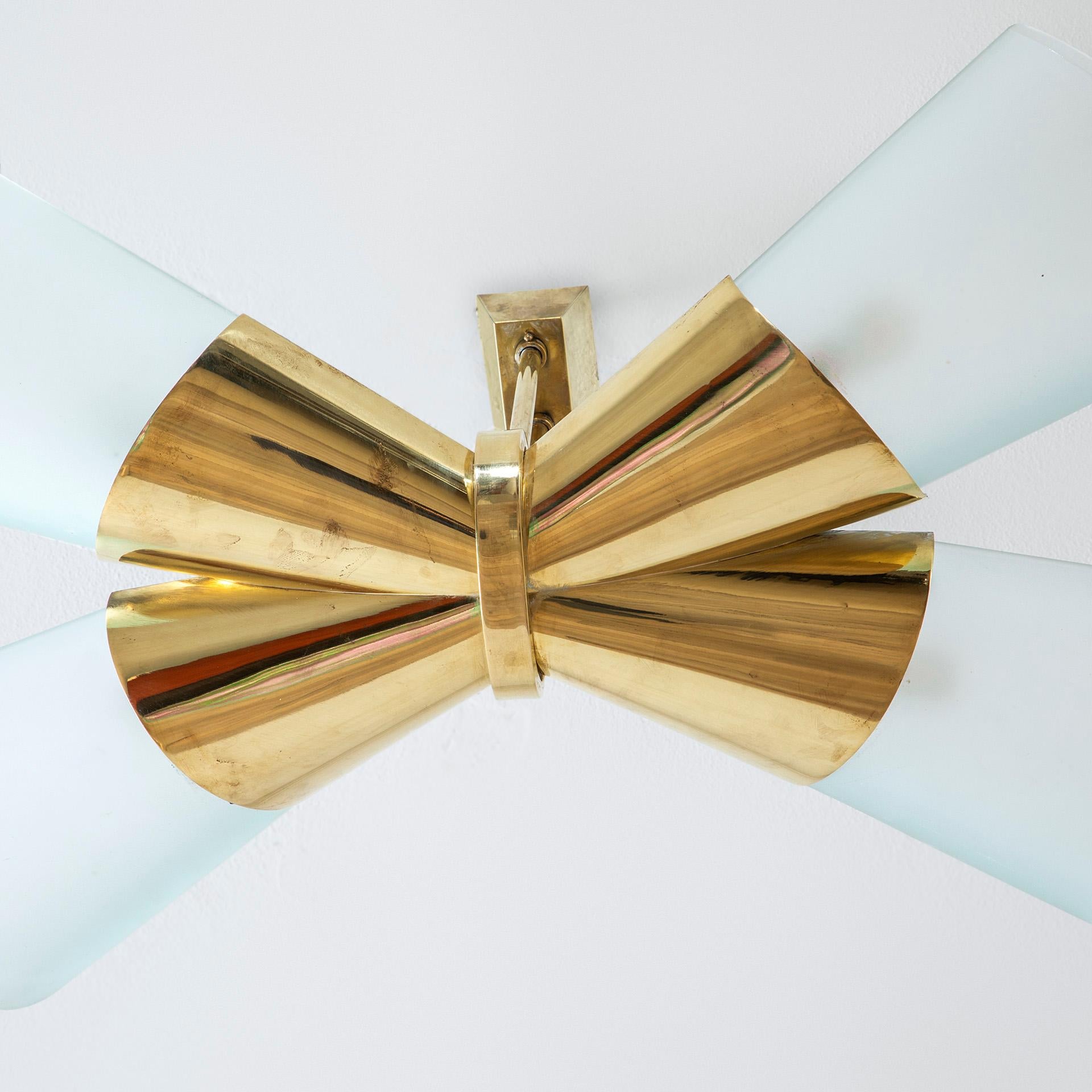 Mid-Century moderno 20th Century, Max Ingrand Pendant Lamp for Fontana Arte in vendita