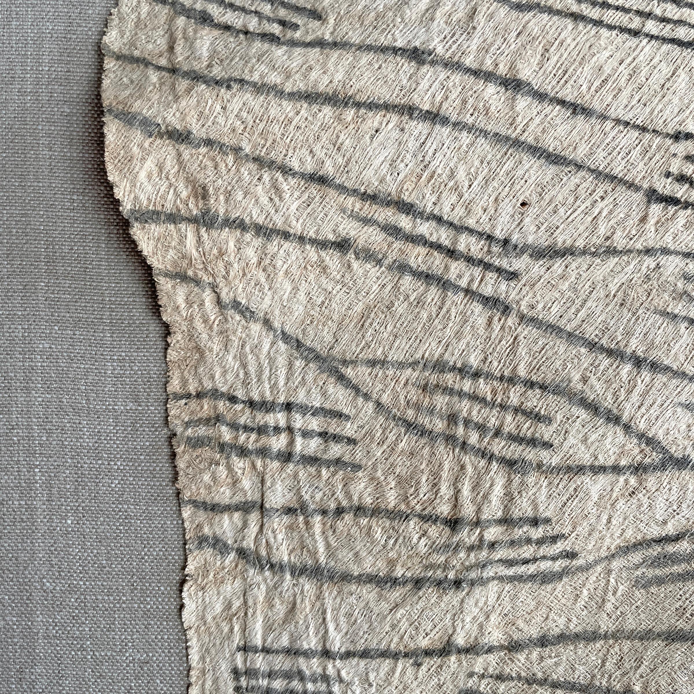 20th Century Mbuti Pygmy Barkcloth Textile 1