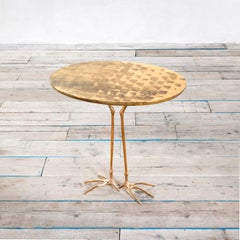 20th Century Meret Oppenheim Traccia Side Table by Simon Gavina Golden '70s