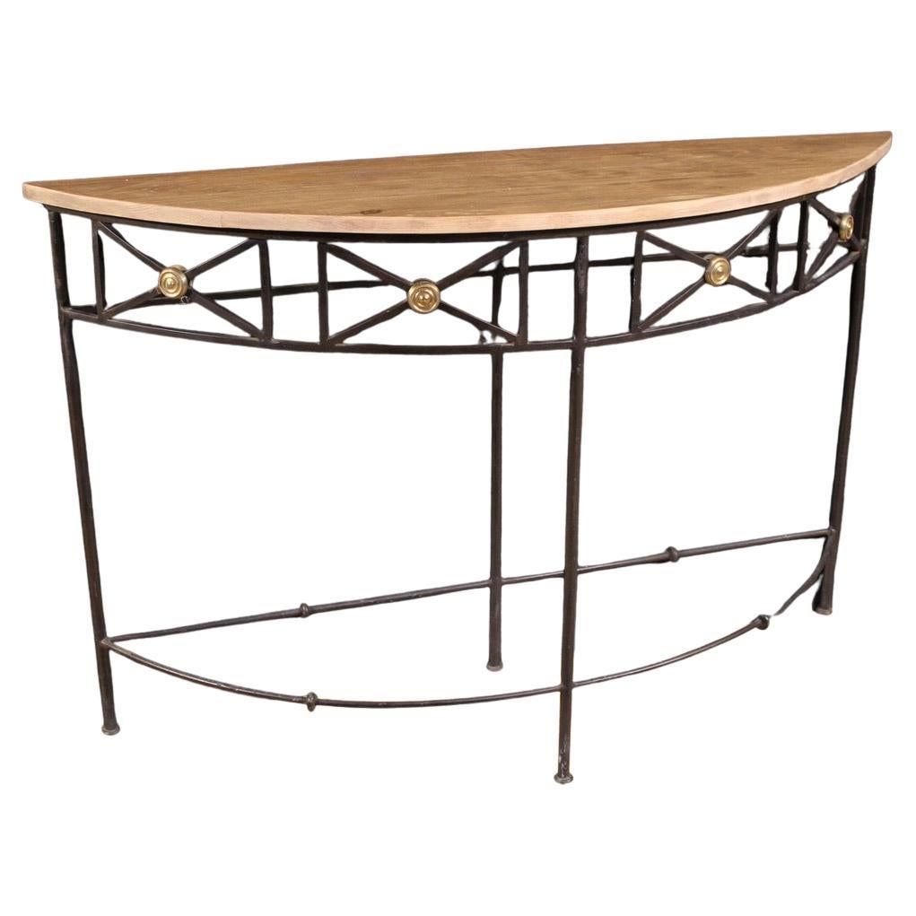 What do I call a half round table?