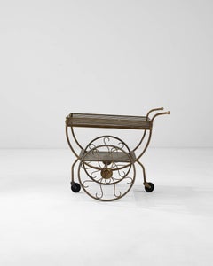 20th Century Metal Bar Cart by Josef Frank