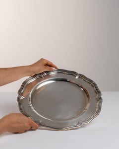 20th Century Metal – Bruno Wiskemann – versilberter Teller