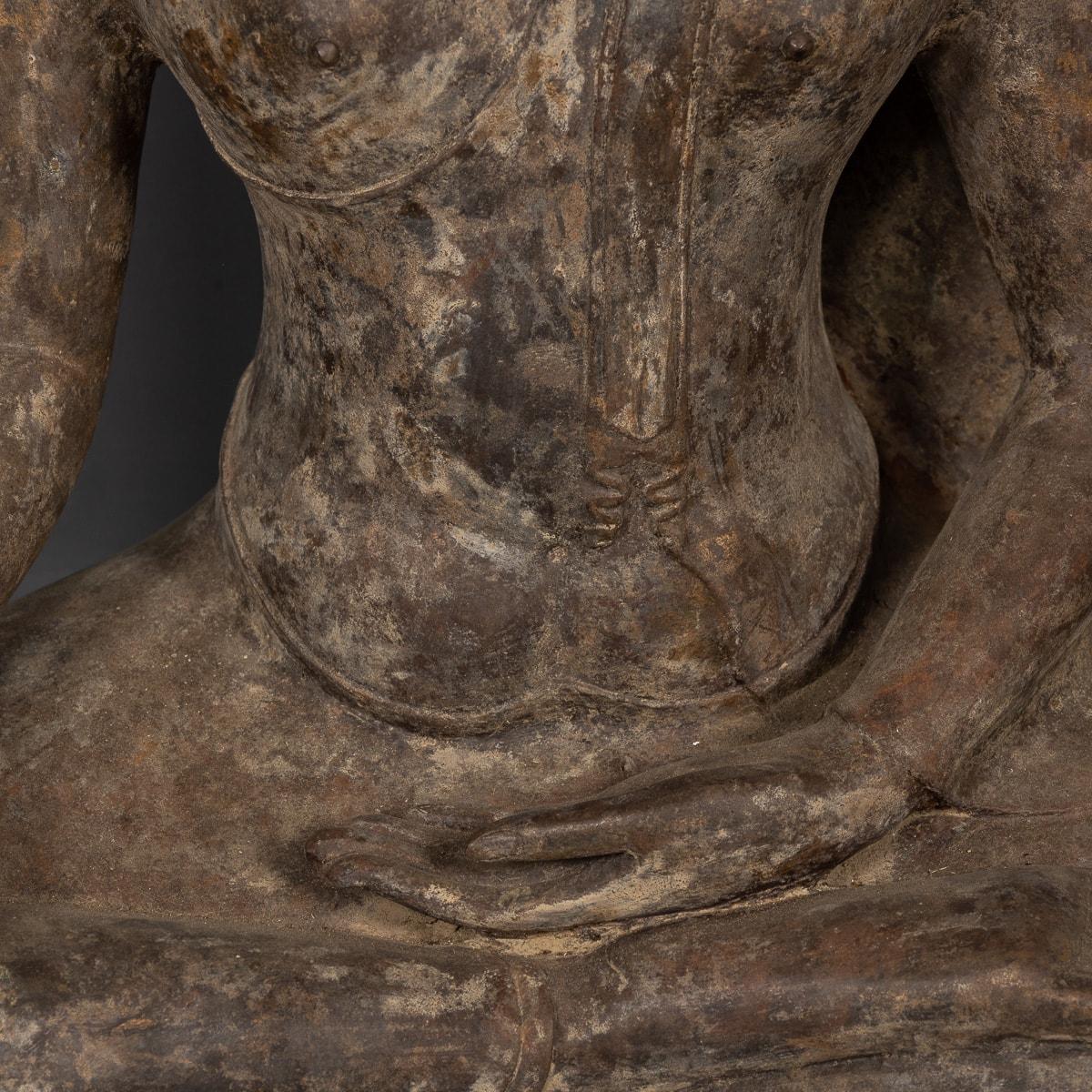 20th Century Metal Cast of a Buddha 7